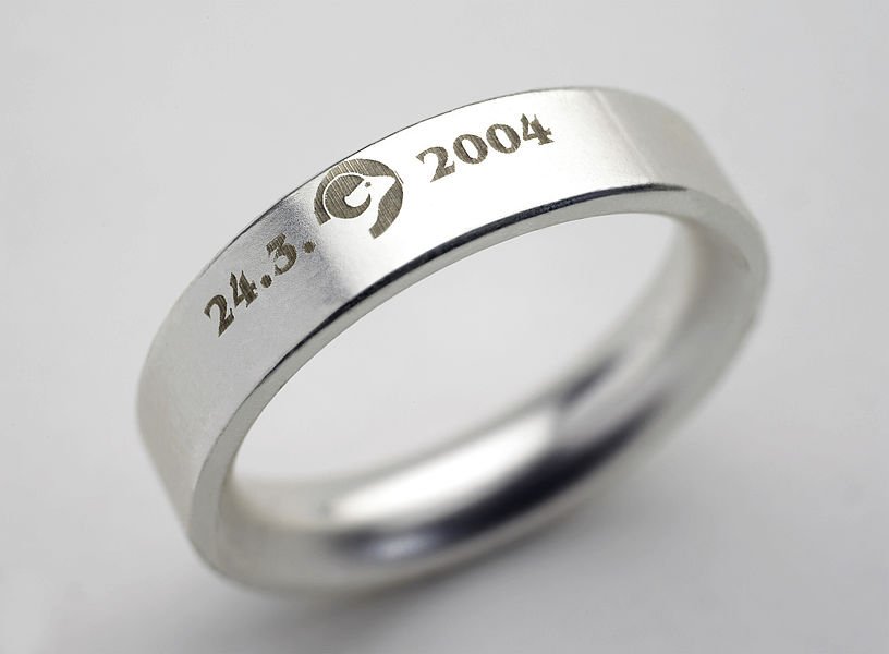 Silver Ring Engraving